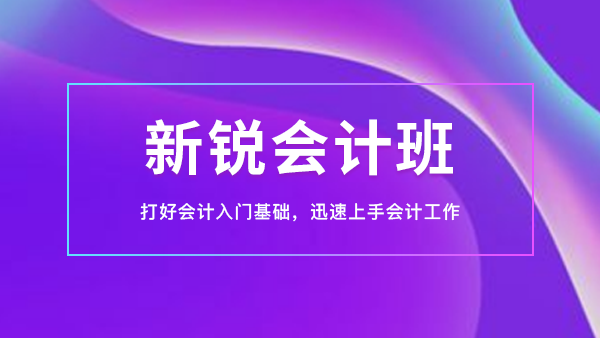 [面授套课]新锐会计班系列课程